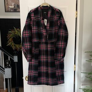 ❄️TORRID PLAID MIDI COAT❄️